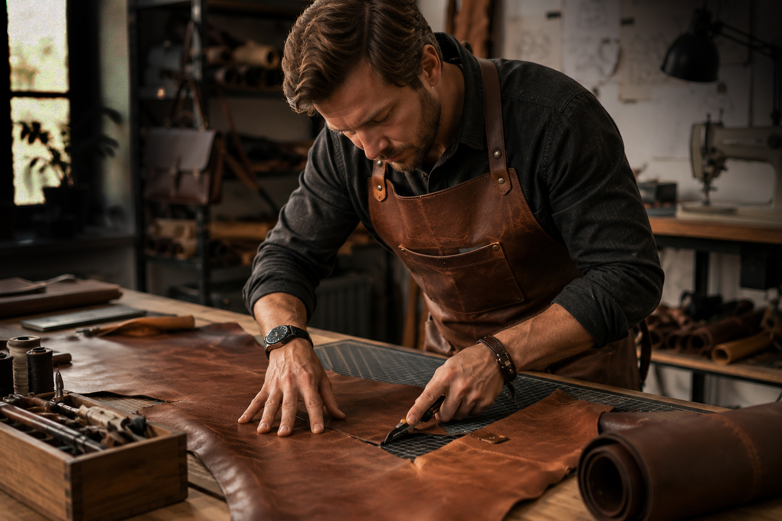 leather making 1